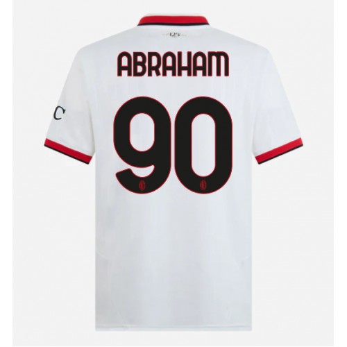 AC Milan Tammy Abraham #90 Gostujuci Dres 2024-25 Kratak Rukav